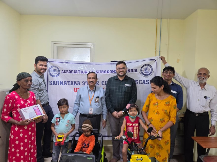 Group photo - doctors and family